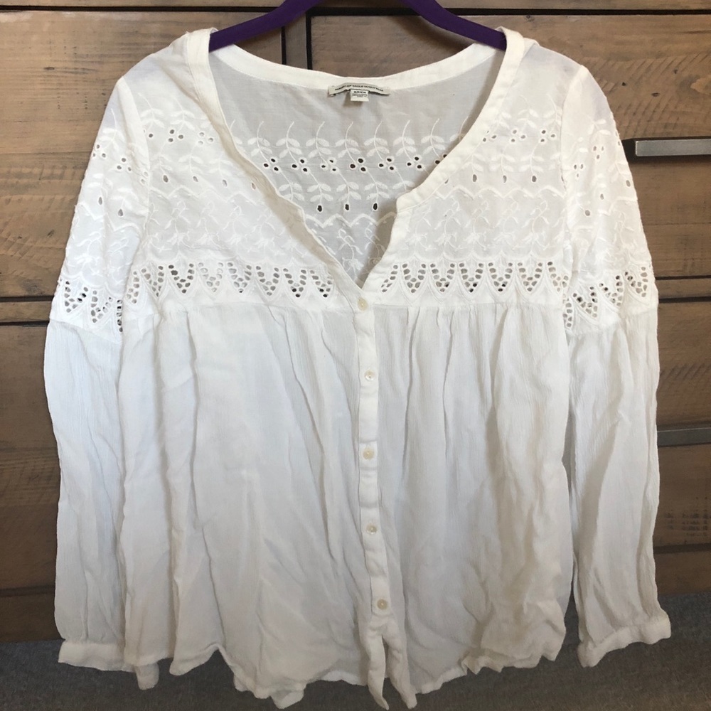 🌸SALE🌸American Eagle white Blouse